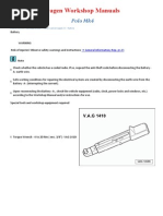 Volkswagen Workshop Manuals - Electrical