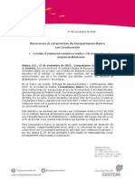 Reconocen El Compromiso de Compartamos Banco Con La Educación