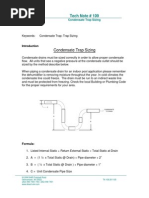 Condensate Trap Sizing: Tech Note # 109