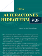 Alteraciones Hidrotermales