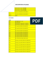 Lista de Materiales Estandarizada