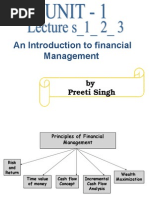 An Introduction To Financial Management: by Preeti Singh