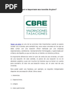 Tasacion de Pisos - CBRE Tasaciones