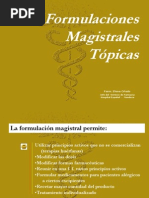 Formulaciones Magistrales Topicas