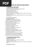 Analisis de Puestos Operativos y Ejecutivos