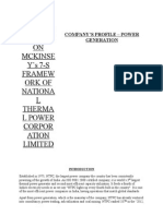 NTPC Mckinsey 7s Framework