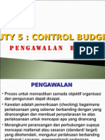 Duty 5 Control Budget