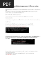 How To Reset Administrator Password Offline by Using Hiren Boot CD