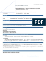 Simulación y Control de Procesos