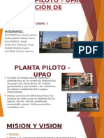 Planta Piloto - Produccion de Néctar