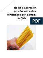 Proyecto de Elaboración de Fideos