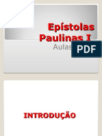 Epistolas Paulinas Aulas 1 e 2