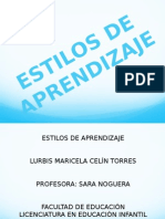 Diapositivas Estilos de Aprendizaje