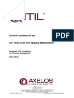 Italian Syllabus Itil Foundation v5.5