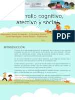 Desarrollo Cognitivo, Afectivo y Social