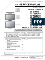 Sharp Lcc4067u Lcc4067un Lcc4677un Lcc5277un Lc40e67un Lc52e77un Lc52sb57un