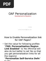 OAF Personalizations