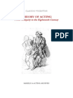 Claudio Vicentini - Theory of Acting