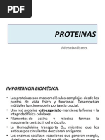 Presentación de Proteinas (Metabolismo)