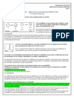 Examen Final Química Orgánica 2015-1-1 Soluciones