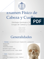 Examen Fisico Cabeza y Cuello