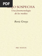 Boris Groys - Bajo Sospecha (Ed. Pre-Textos) PDF