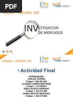 145 - Trabajo Final de Curso Investigación de Mercado