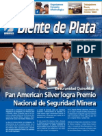 Pan American Silver Logra Premio Nacional de Seguridad Minera - Eusterio Valentin Huerta Leon