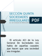 Sociedades Irregualres