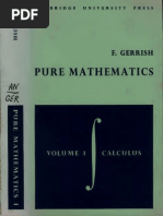 Pure Mathematics For Sixth Forms Vol.1