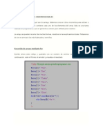 Recorridos de Arrays Unidimensionales