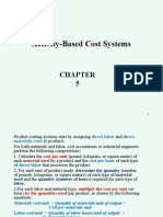 Chapter 5 Activity Based Cost Systems