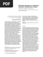 2005 - Nutrición Basada en La Evidencia Presente, Limitaciones y Futuro.