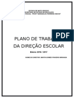 Plano de Trabalho Da Direção Escolar