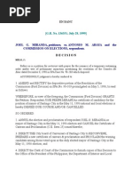 Joel G. Miranda, Petitioner, vs. Antonio M. Abaya and The COMMISSION ON ELECTIONS, Respondents