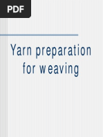 Yarn Preparation For Weaving I