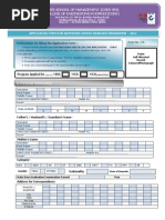 MBA Application Form PDF