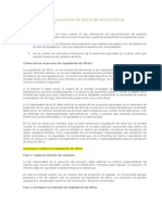 Pautas para Una Liquidación de Oficio de Proyectos de Infraestructura