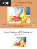 Recetario 5 Libro Cocina San Jose