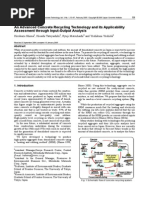 An Advanced Concrete Recycling Technology and Its Applicability Assessment Through Input-Output Analysis