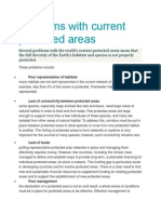 Problems With Current Protected Areas