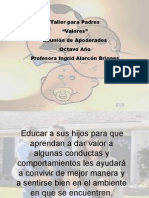 Taller para Padres Valores