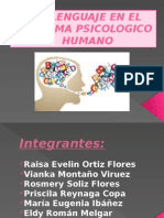 El Lenguaje en El Sistema Psicologico Humano-Diapositiva