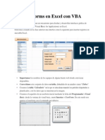 Userforms en Excel Con VBA