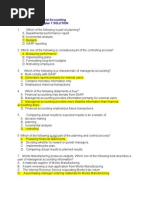 ACG 2071 - Managerial Accounting Study Probes - Chapter 1 SOLUTION