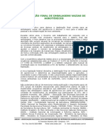 Manual Destinação Final de Embalagens Vazias de Agrotóxicos