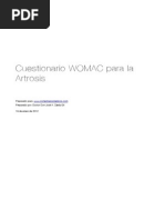 Cuestionario WOMAC Artrosis-JoseOjeda