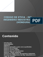 Codigo de Etica - Del Ingeniero Industrial (