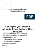 Neurotransmitters & Neuromodulators