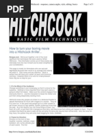 How To Turn Your Boring Movie Into A Hitchcock Thriller..